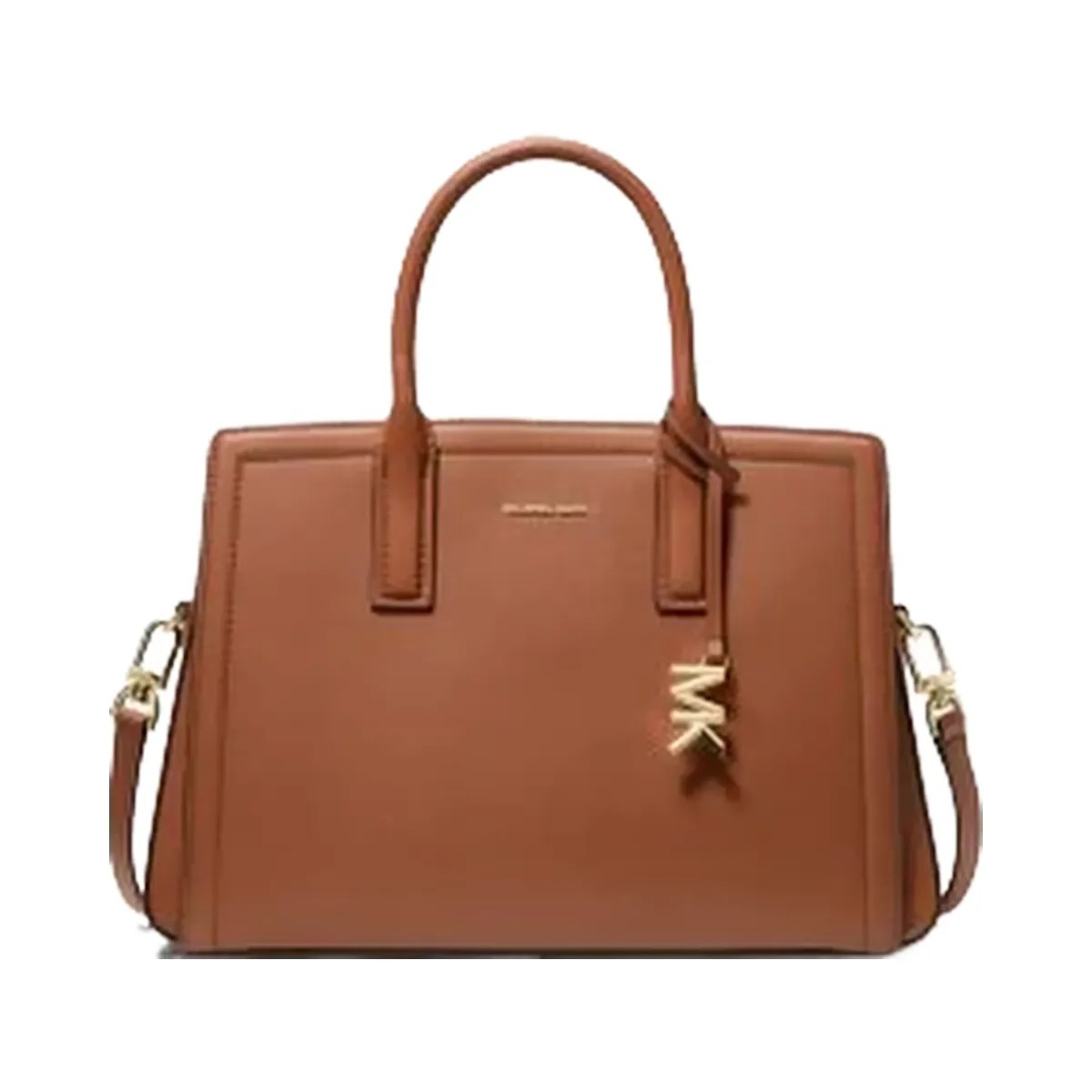 Michael Kors Laila Medium Leather Satchel Luggage - HypeFly India View 1
