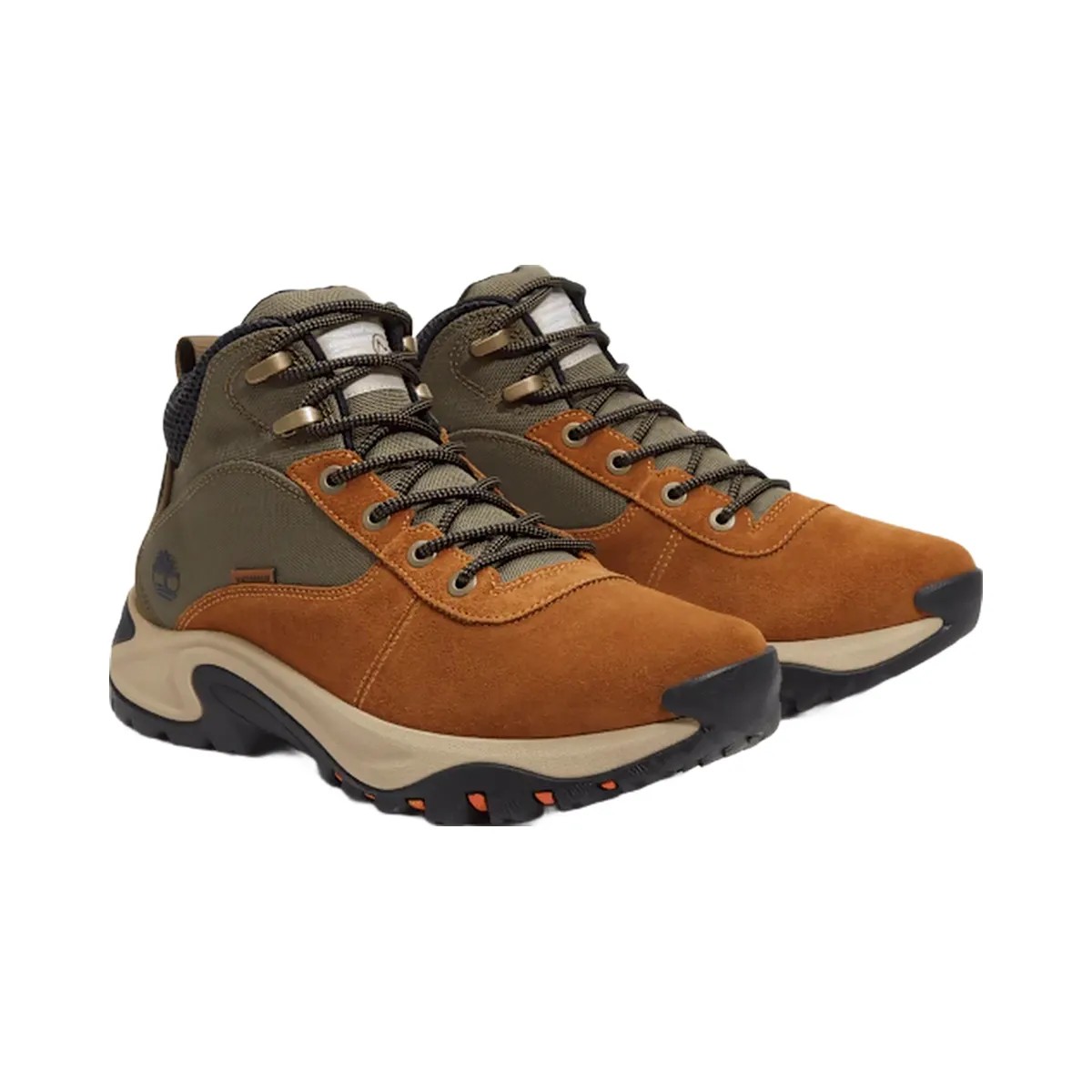 Timberland Mt Maddsen Peak Mid Waterproof Hiking Boot Medium Brown Suede Men'S - HypeFly India View 1