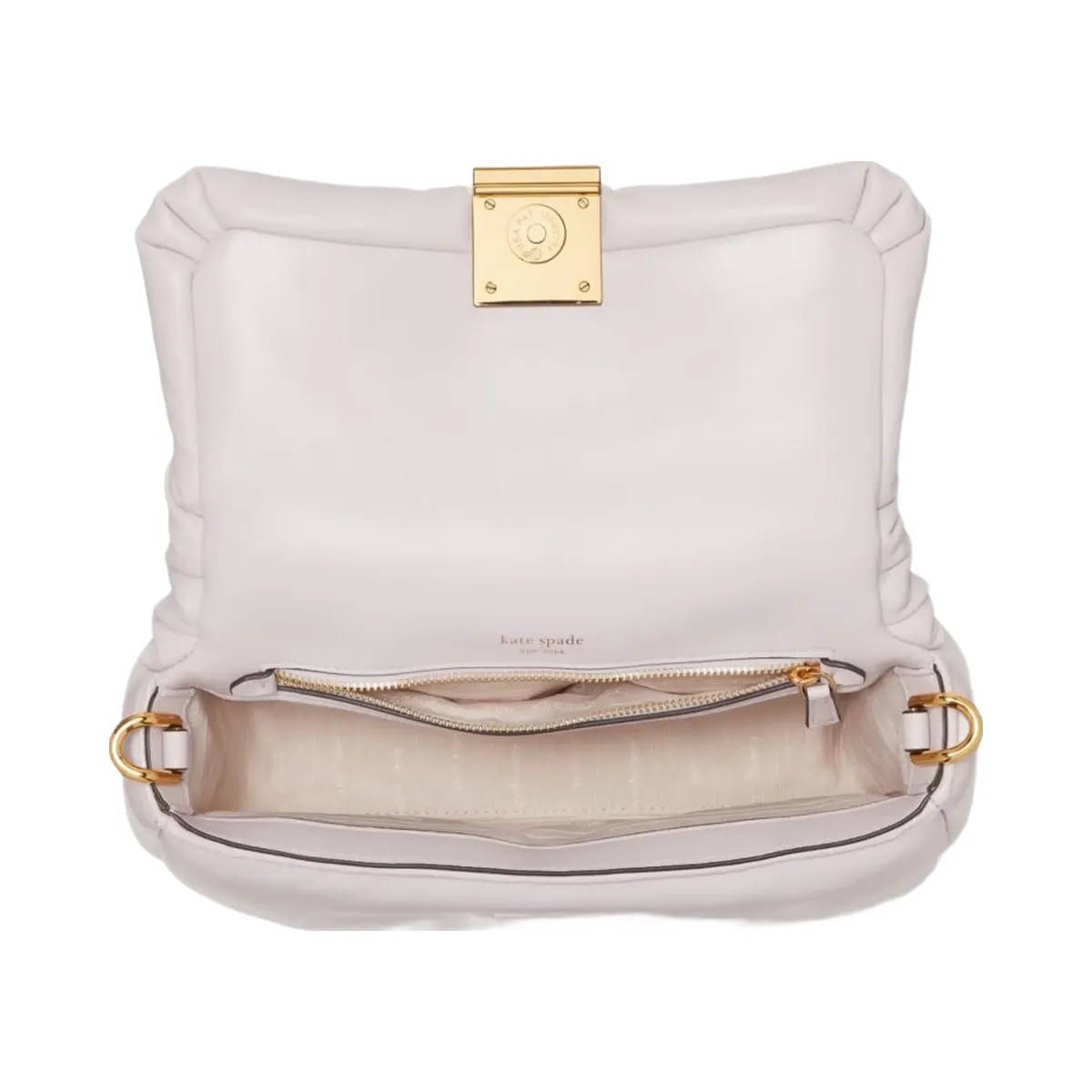 Kate Spade Dakota Puffy Leather Crossbody Lilac Moonlight - HypeFly India View 5