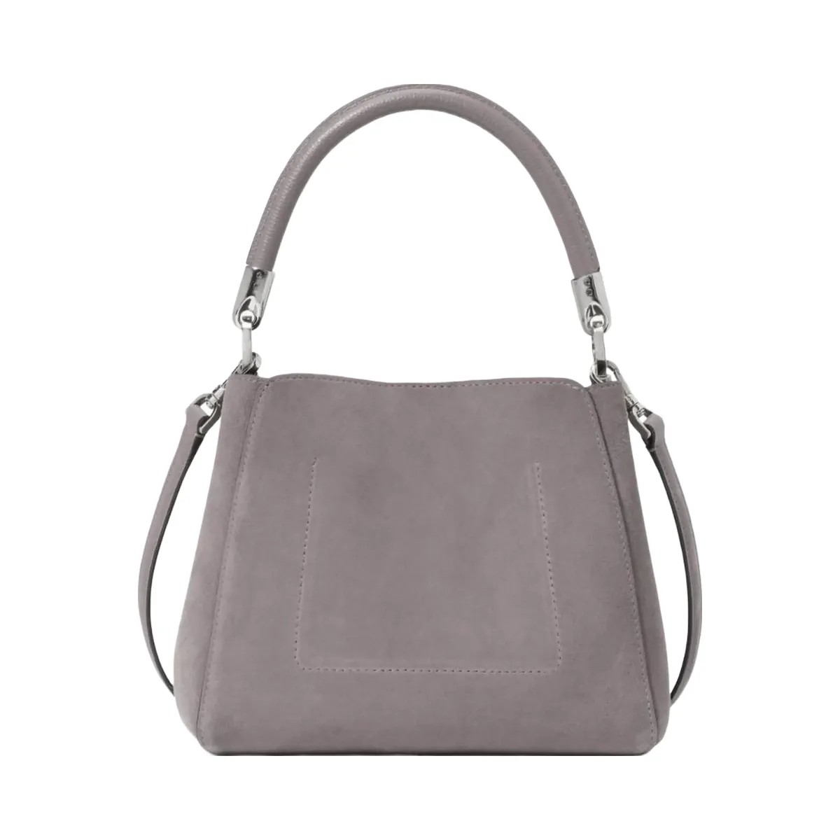 Kate Spade Phoebe Suede Small Top Handle Satchel Hare Grey - HypeFly India View 5