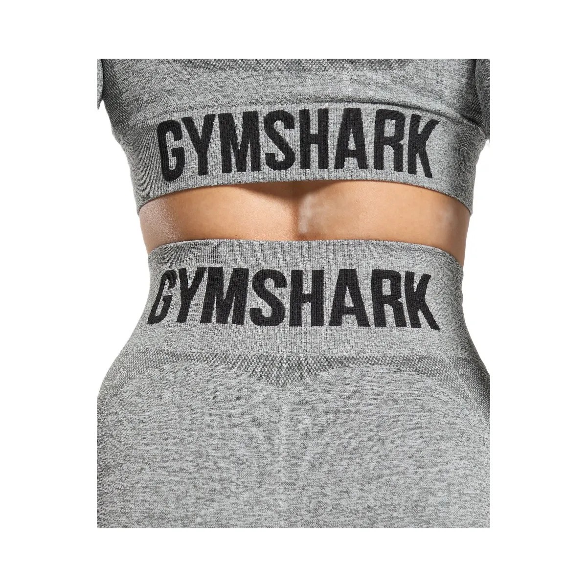 Gymshark Flex Shorts - Charcoal Grey Marl - HypeFly India View 4