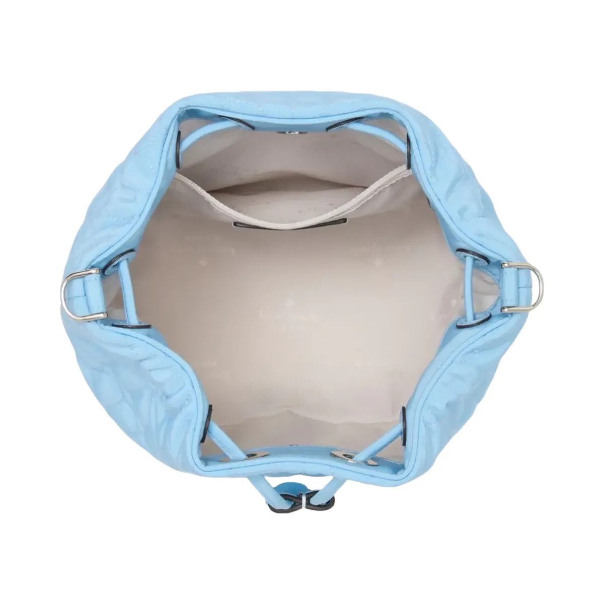 Kate Spade Flower Quilted Fabric Bucket Bag Montauk Blue - HypeFly India View 4