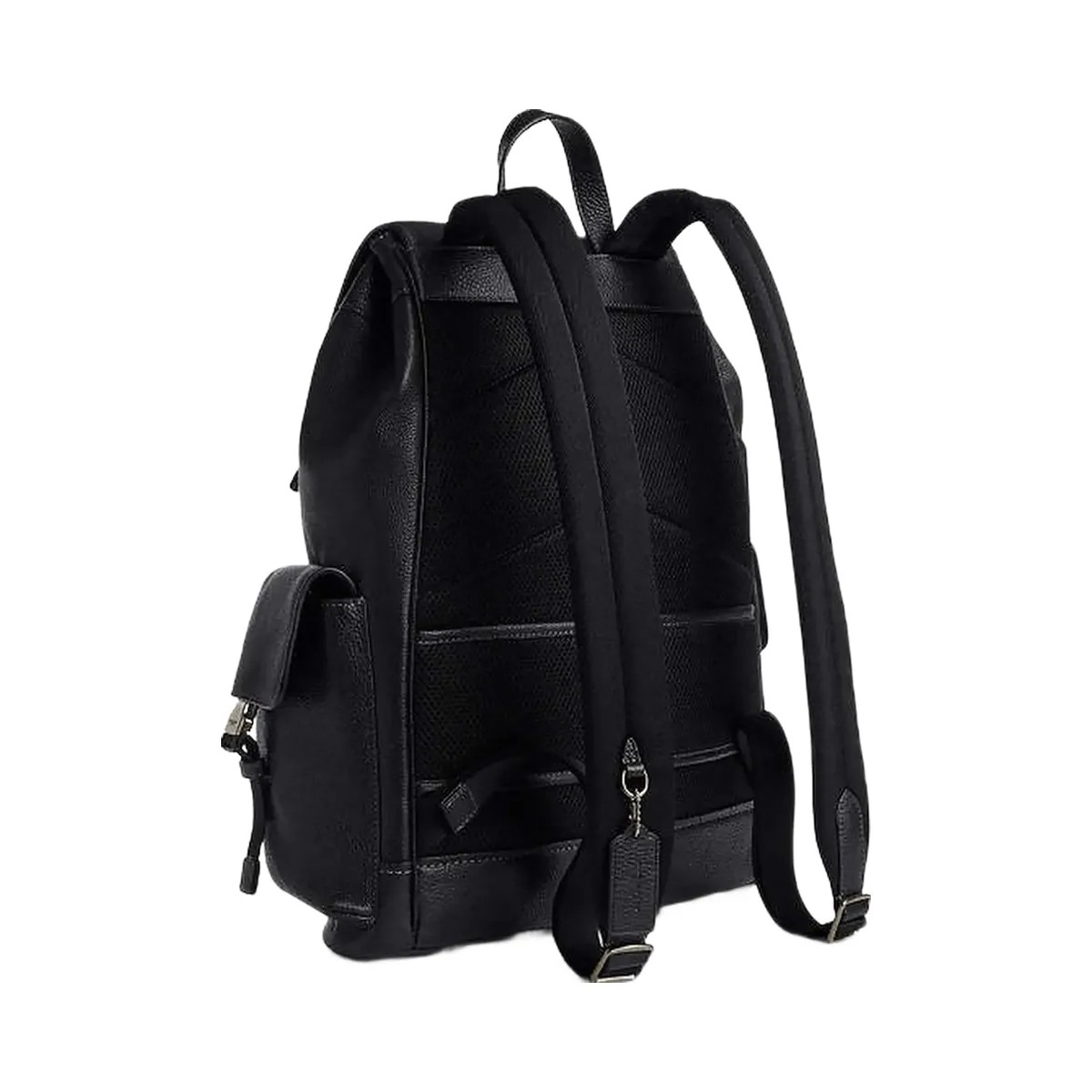 Coach Clark Backpack Pebbled Leather-Gunmetal-Black - HypeFly India View 2