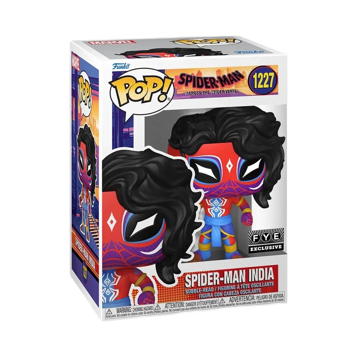 Funko Pop! MARVEL SPIDER-MAN INDIA (DECO)ACROSS THE SPIDERVERSE [FYE EXCLUSIVE] #1227 - HypeFly India View 1