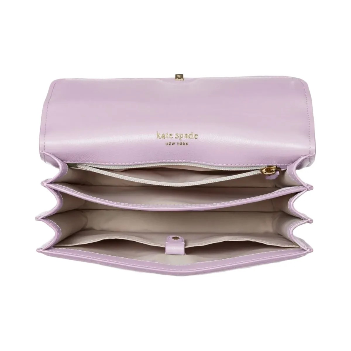 Kate Spade Locket Large Flap Shoulder Bag Violet Mist - HypeFly India View 4