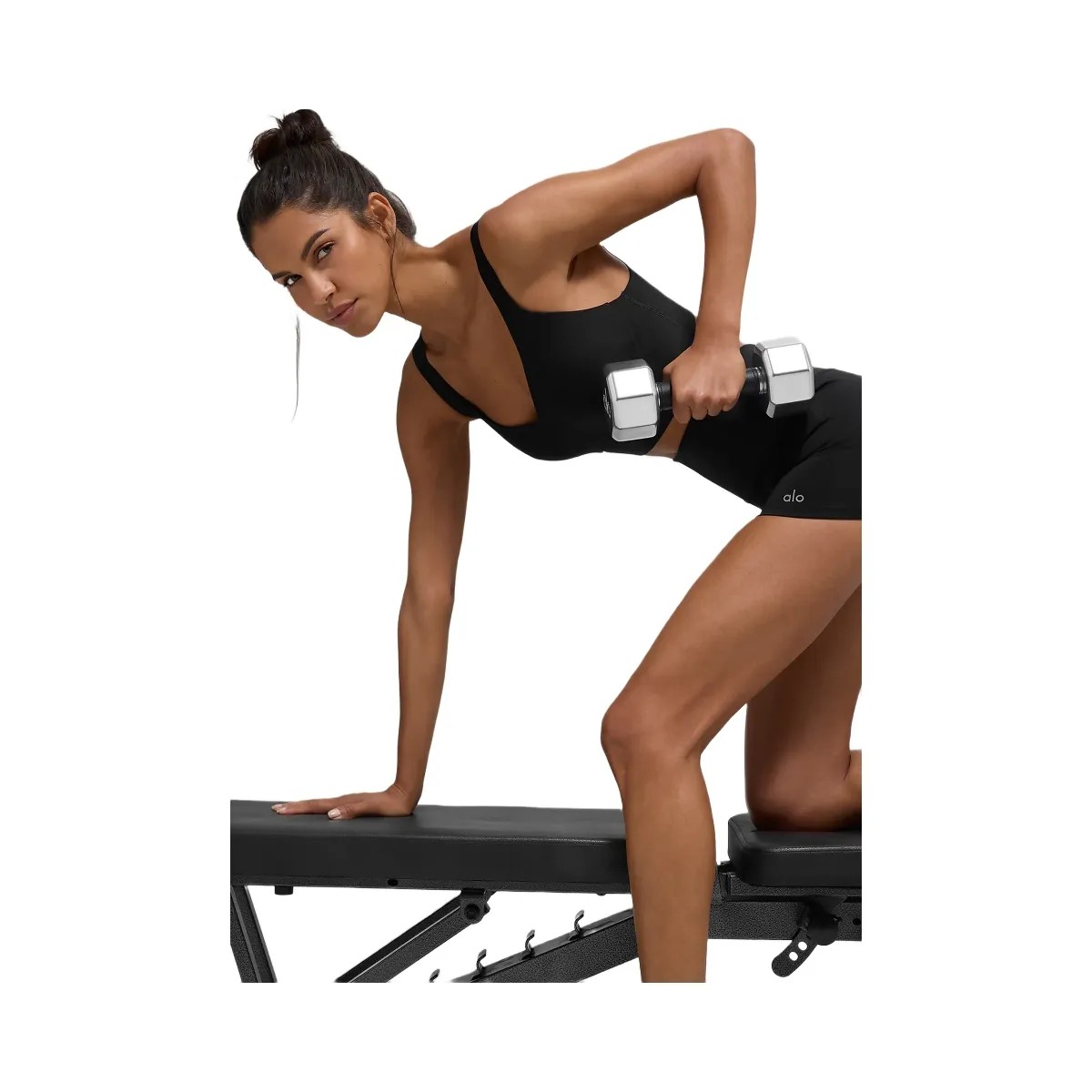 Alo Women's Airlift Endurance High-Impact Bra - Black - HypeFly India View 3