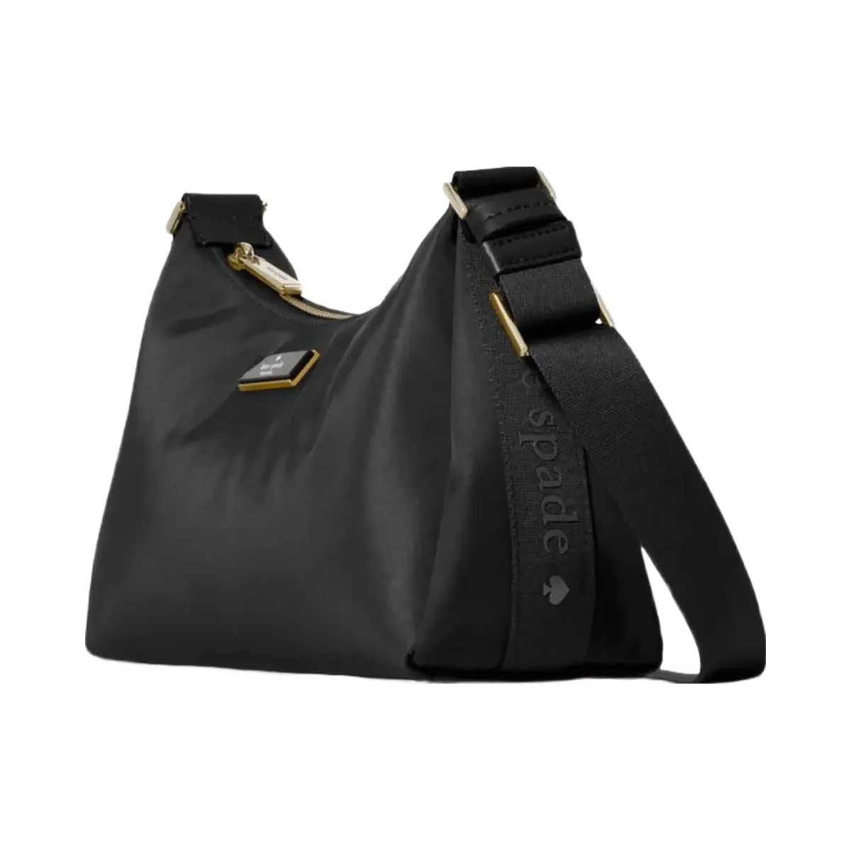 Kate Spade Carter Nylon Small Shoulder Bag Black - HypeFly India View 3