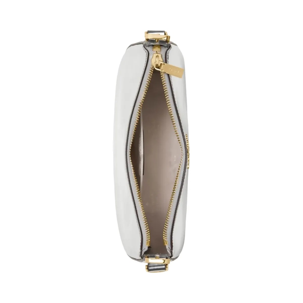 Kate Spade Nova Mirror Metallic Small Crescent Shoulder Bag Silver - HypeFly India View 4