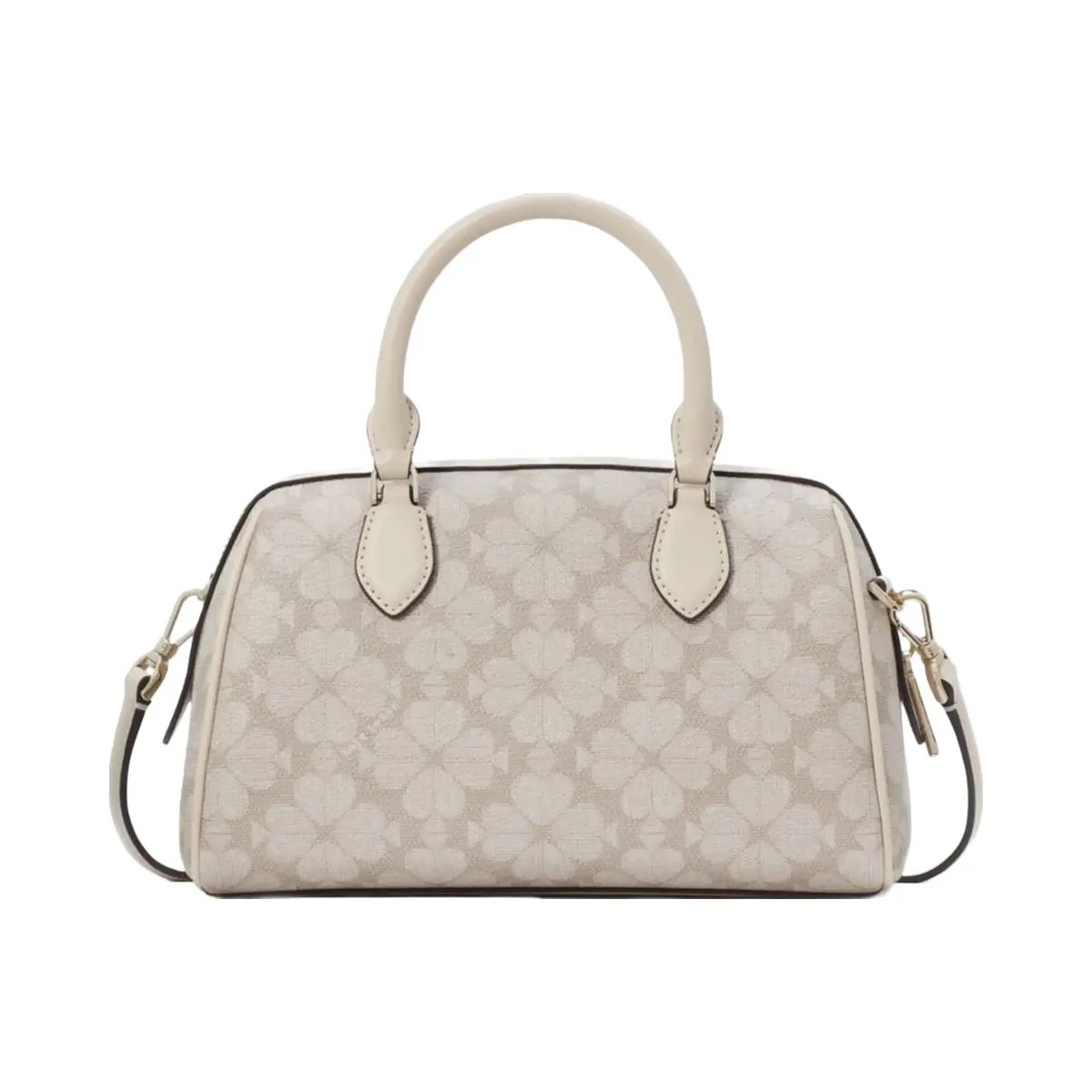 Kate Spade Flower Small Dolly Duffle Dark Beige Multi - HypeFly India View 4