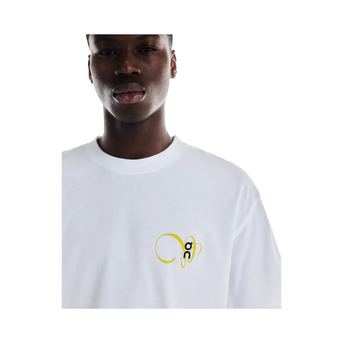 On Club-T Graphic White | Lime - HypeFly India View 4