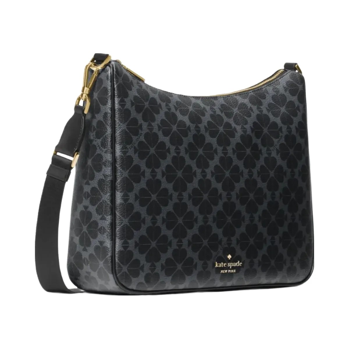Kate Spade Flower Large Crossbody With Pouch Black - HypeFly India View 3