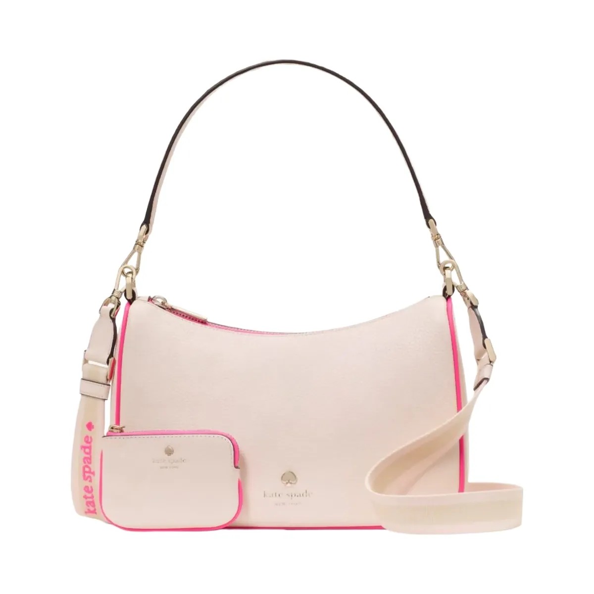 Kate Spade Emma Shoulder Bag Blush Cloud Multi - HypeFly India View 1