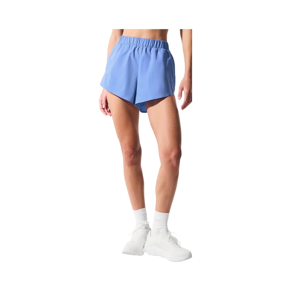 Alo Women's Playmaker Dolphin Short - Crystal Clear Blue - HypeFly India View 4
