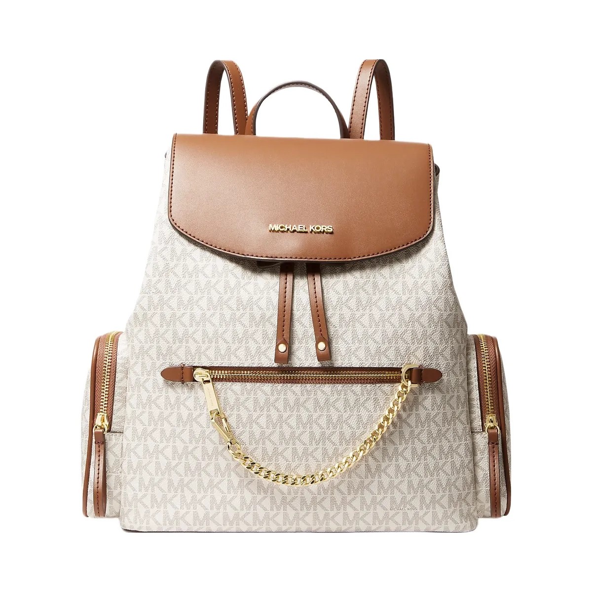 Michael Kors Jet Set Large Logo Backpack Vanilla - HypeFly India View 1