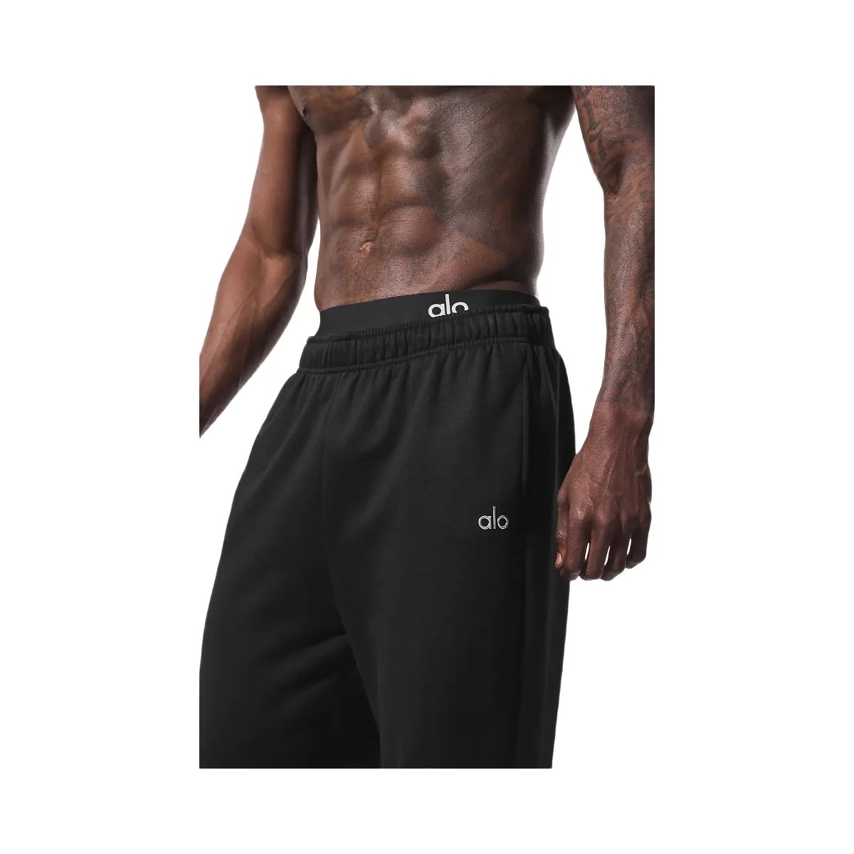 Alo Men's Accolade Sweatpant - Black - HypeFly India View 4