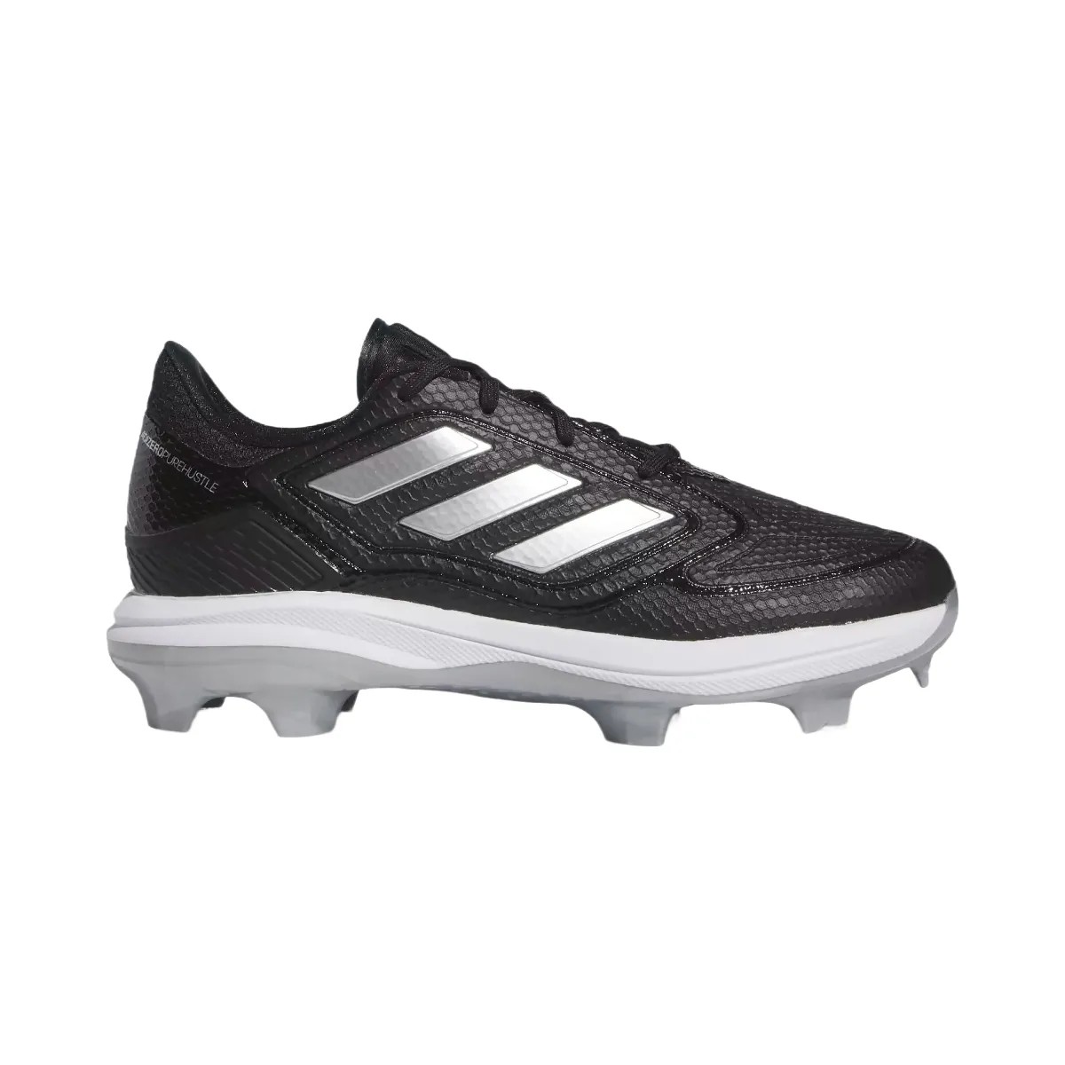 Adidas Adizero Purehustle 3 Tpu Core Black Silver Metallic - HypeFly India View 1