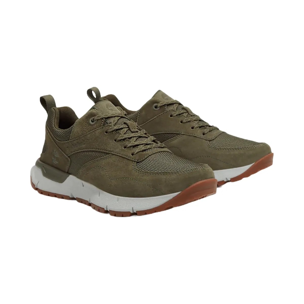 Timberland Voyager Park Low Lace-Up Sneaker Dark Green Mesh Men'S - HypeFly India View 1