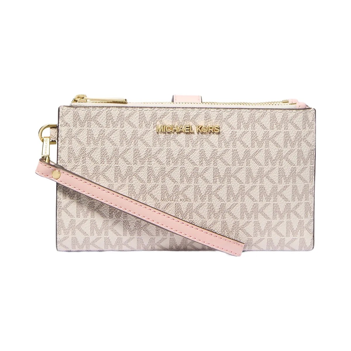 Michael Kors Jet Set Travel Signature Logo Smartphone Wallet Pwd Blsh Mlt - HypeFly India View 1