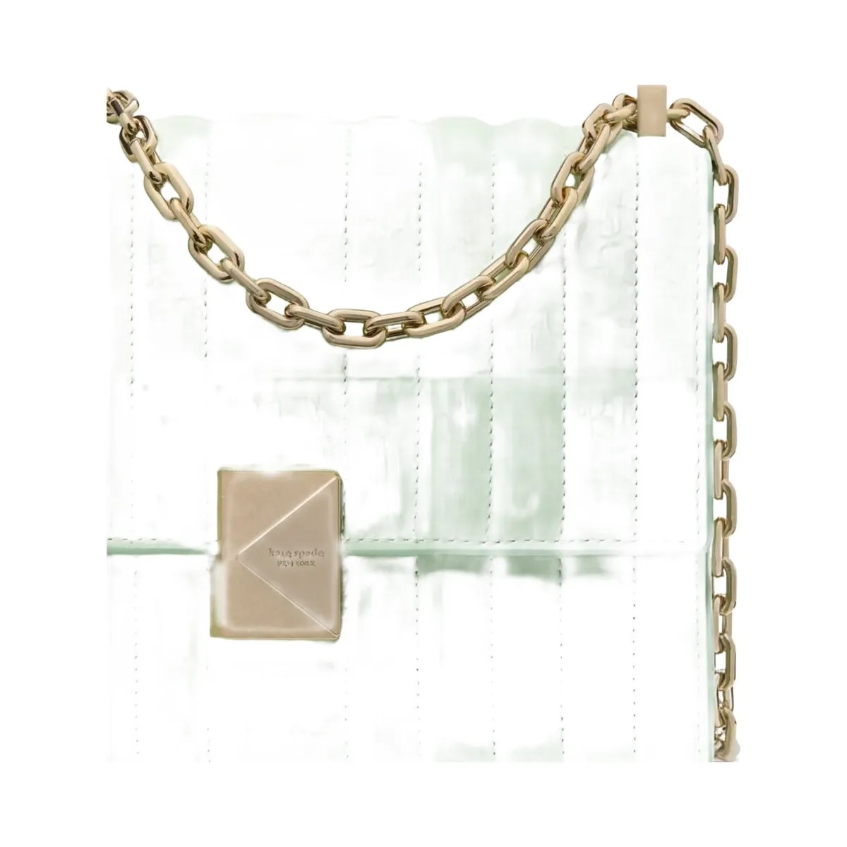 Kate Spade Deco Quilted Chain Shoulder Bag Pistachio Ice - HypeFly India View 6