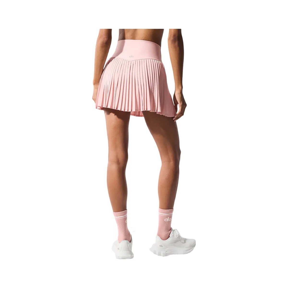 Alo Women's Grand Slam Tennis Skirt - Pink Quartz - HypeFly India View 4