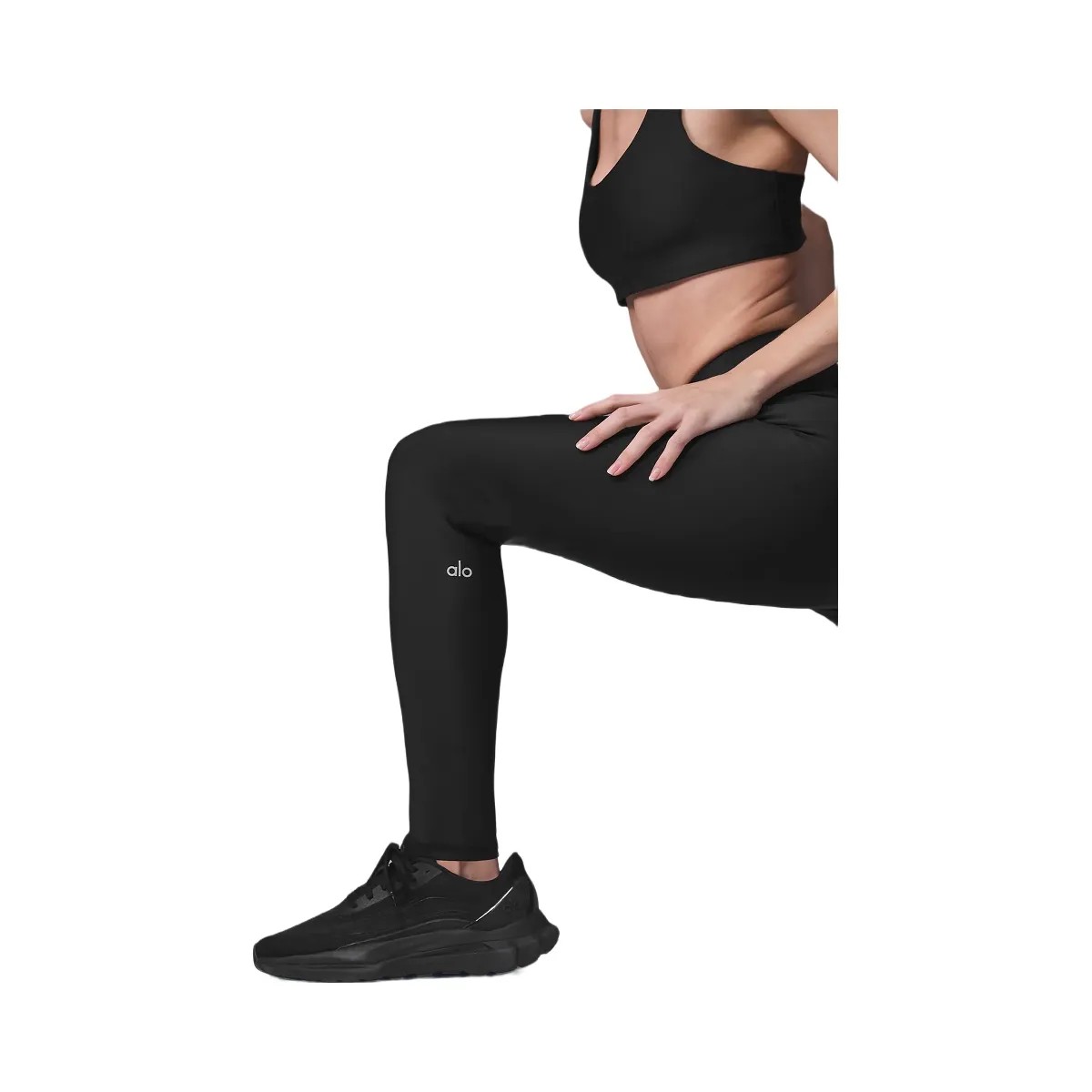 Alo Women's High-Waist Airlift Legging - Black - HypeFly India View 6