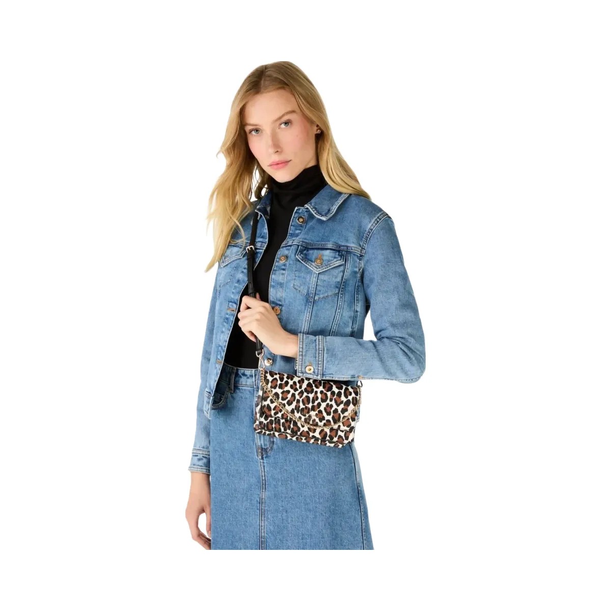 Kate Spade Madison Spotted Leopard Willow Mini Flap Crossbody Cream Multi - HypeFly India View 2