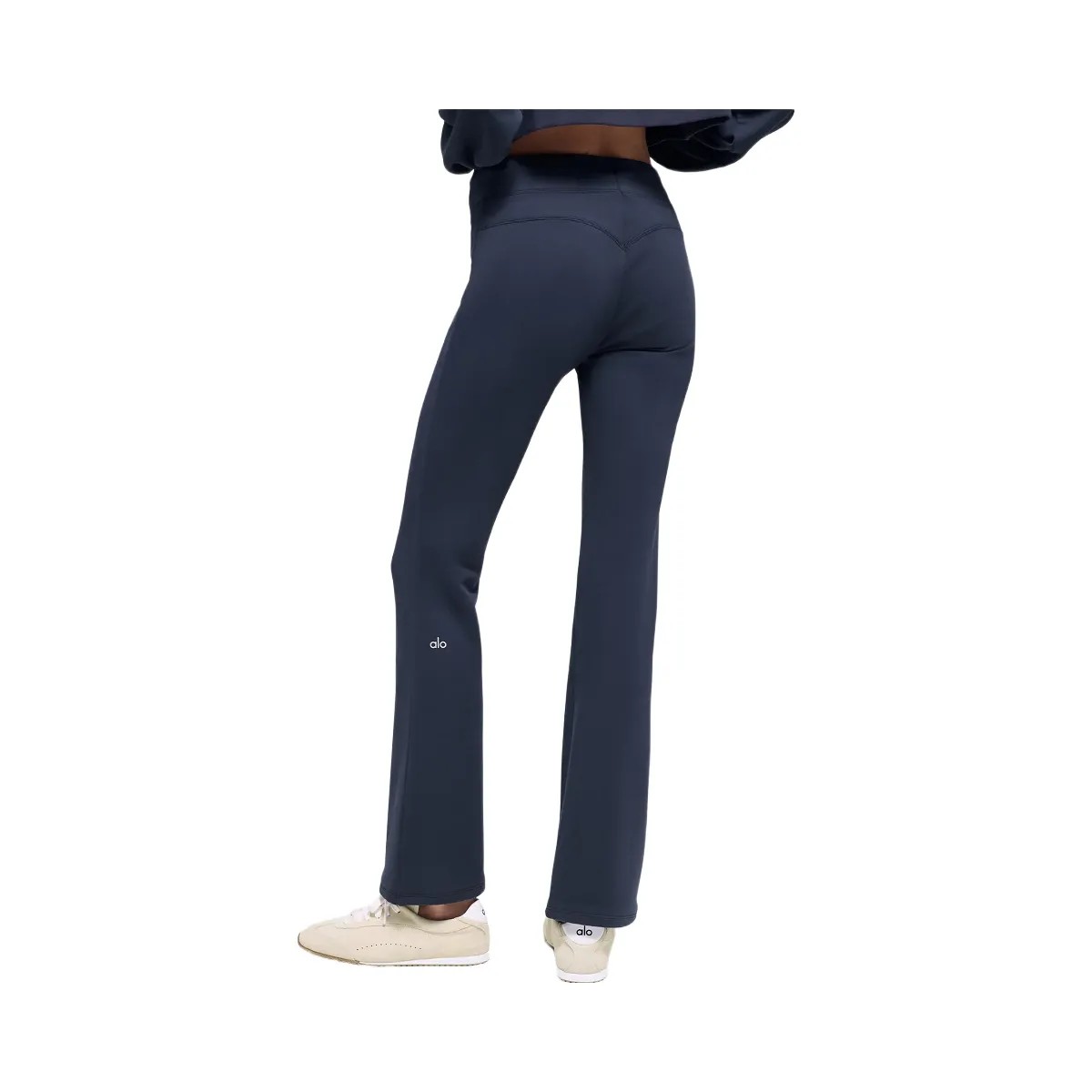 Alo Women's Sway Bootcut Sweatpant - Navy - HypeFly India View 1