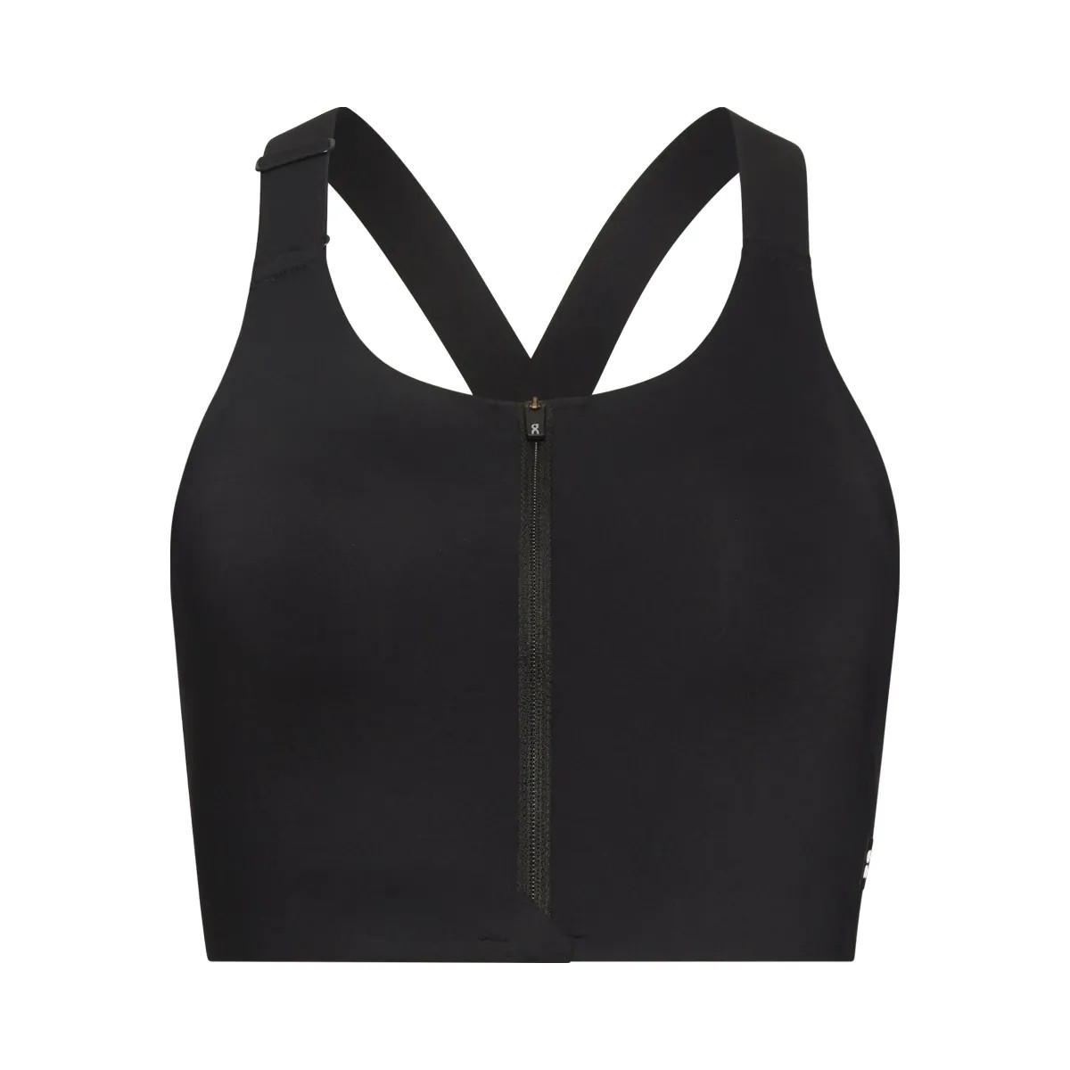 On Endurance Bra Zip Black - HypeFly India View 1