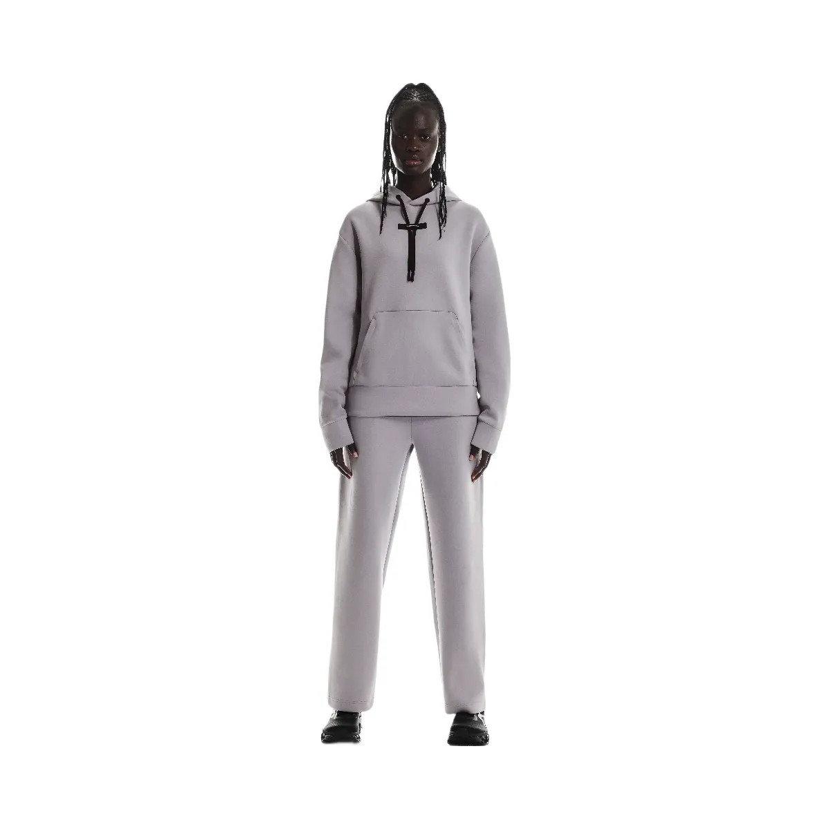 On Focus Tech Hoodie Lilac  - HypeFly India View 4
