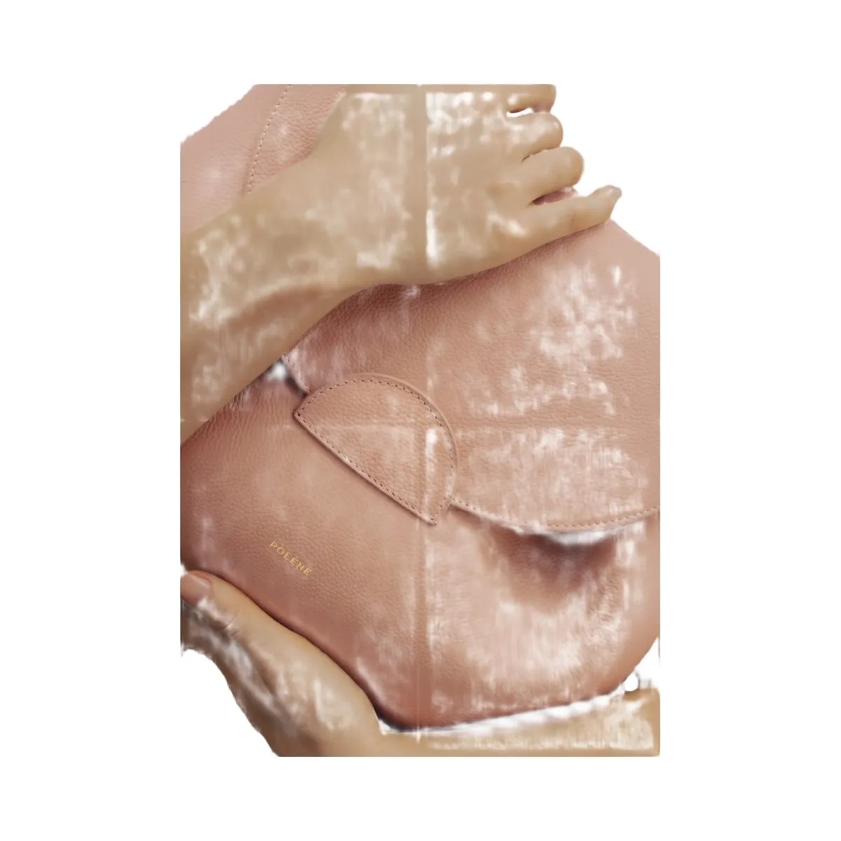 Polene Numero Un Textured Pink - HypeFly India View 4