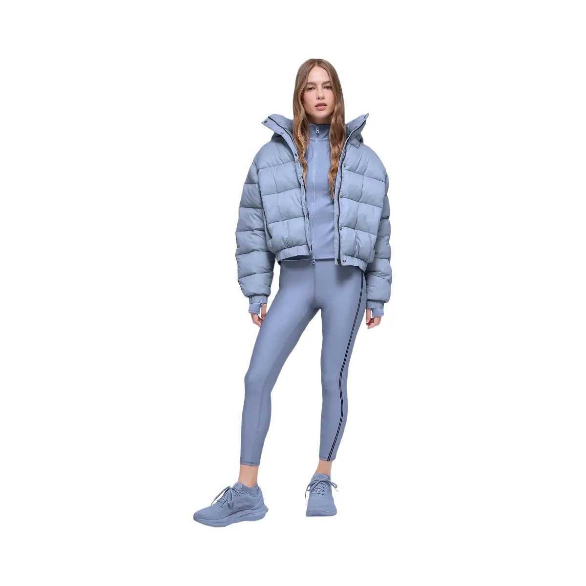 Alo Women's Aspen Love Puffer Jacket - Winter Frost - HypeFly India View 1