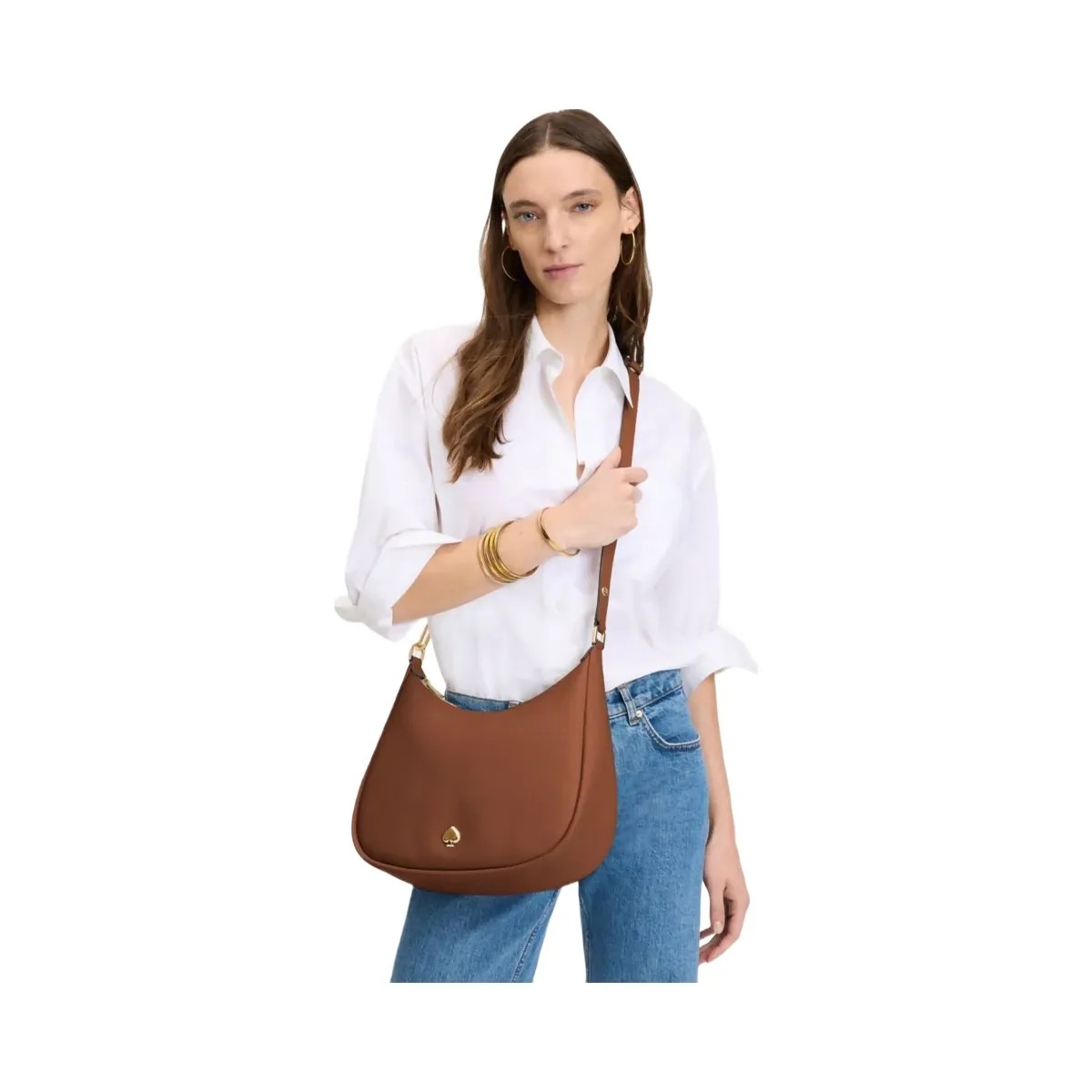Kate Spade Kayla Large Shoulder Bag Warm Gingerbread - HypeFly India View 3