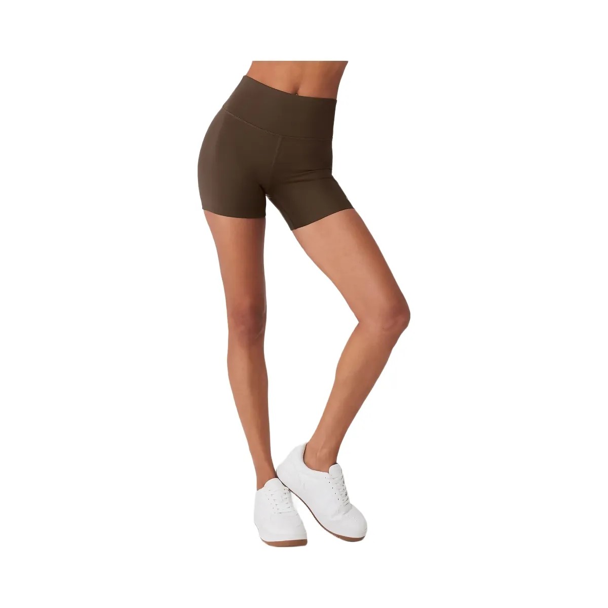 Alo Women's 5" Airlift Energy Short - Espresso - HypeFly India View 2