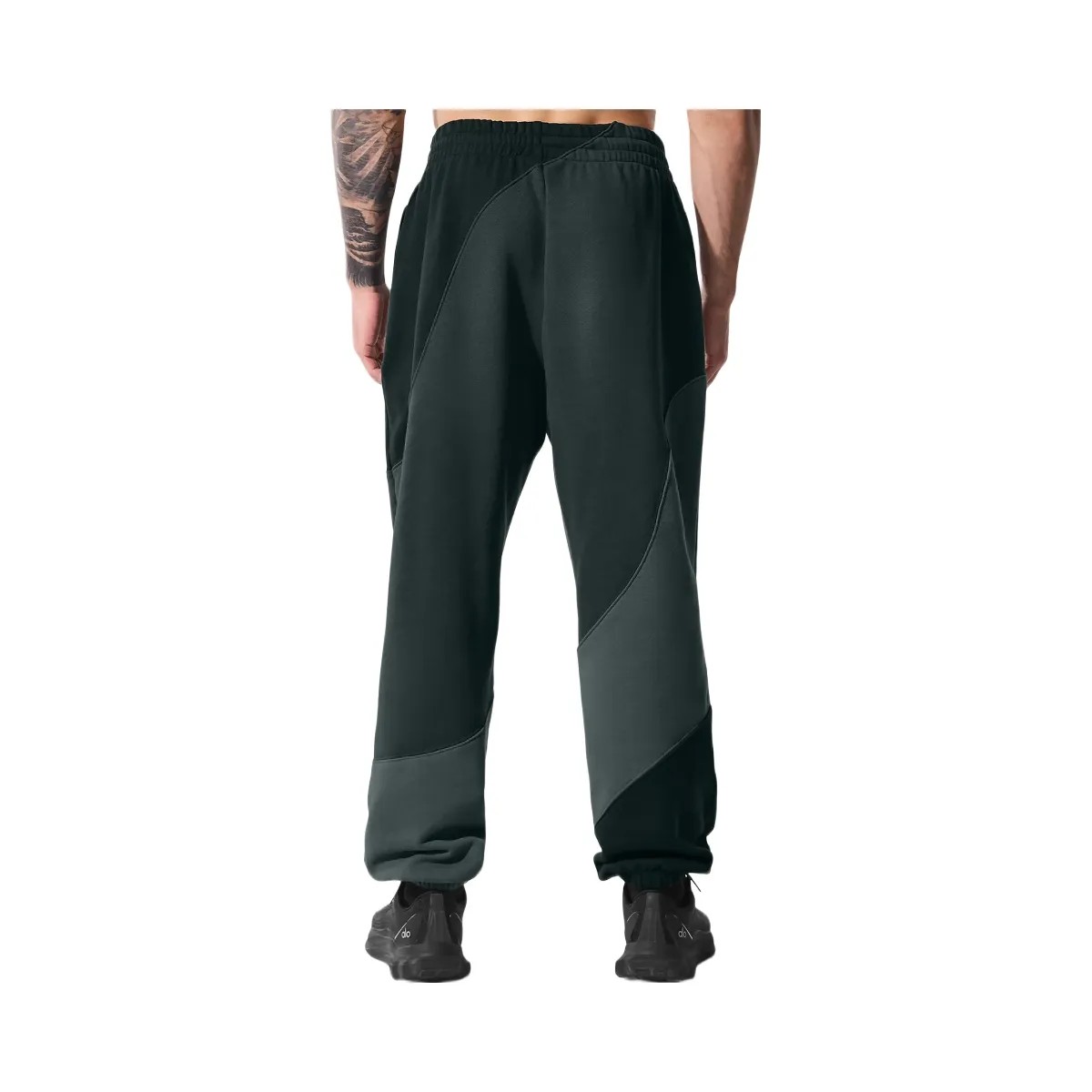 Alo Men's Make Waves Sweatpant - Charcoal Green Tonal - HypeFly India View 4