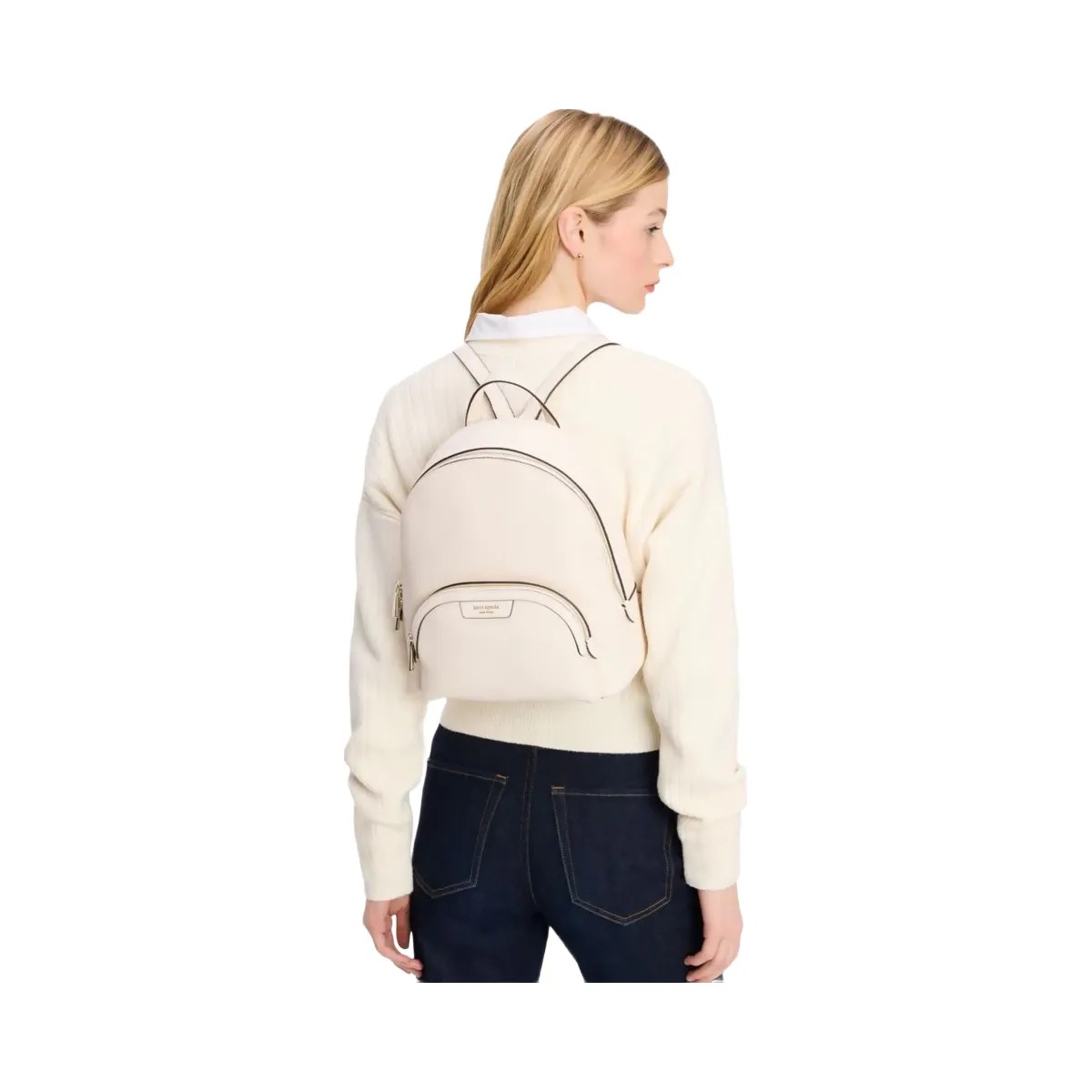 Kate Spade Hudson Medium Backpack Parchment - HypeFly India View 2