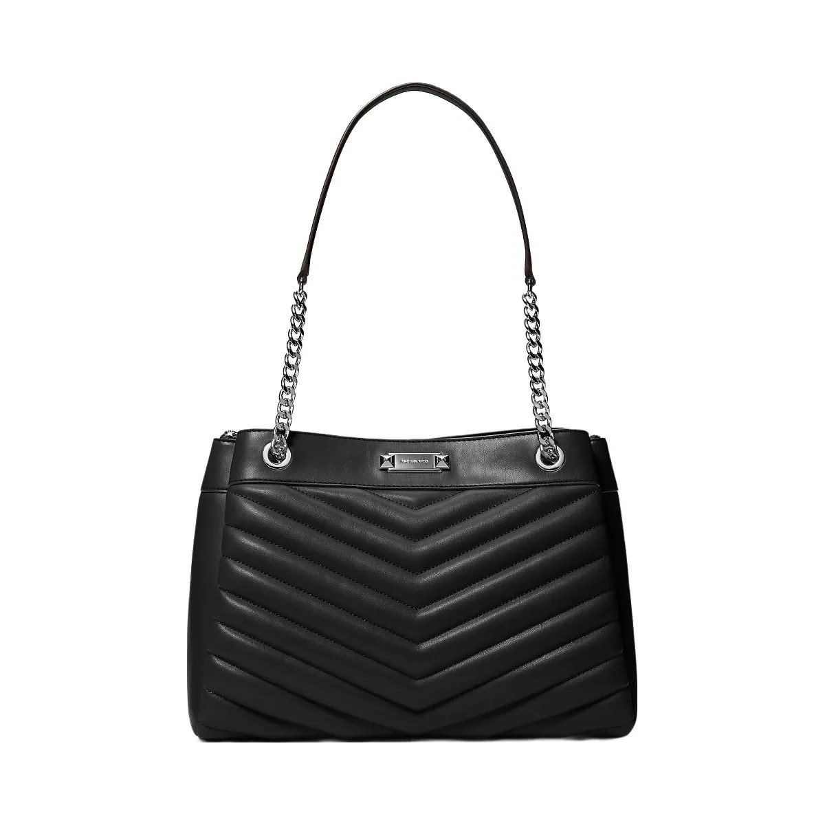 Michael Kors Whitney Medium Quilted Tote Bag Black - HypeFly India View 1