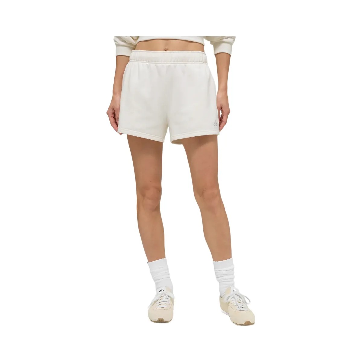 Alo Women's Accolade Short - Ivory - HypeFly India View 1
