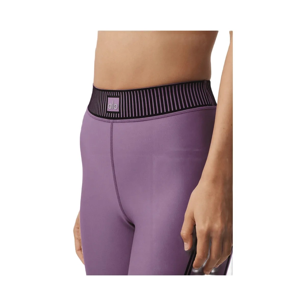 Alo Women's Airlift High-Waist 7/8 Line Up Legging - Plum Kiss - HypeFly India View 3