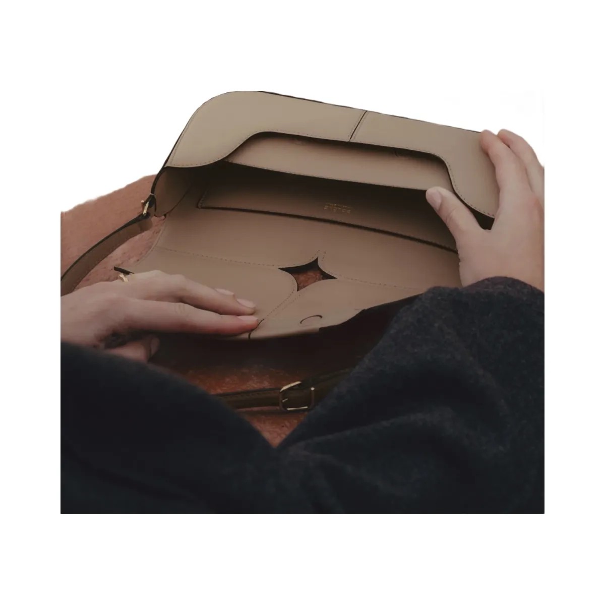 Polene Osmo Smooth Taupe - HypeFly India View 5