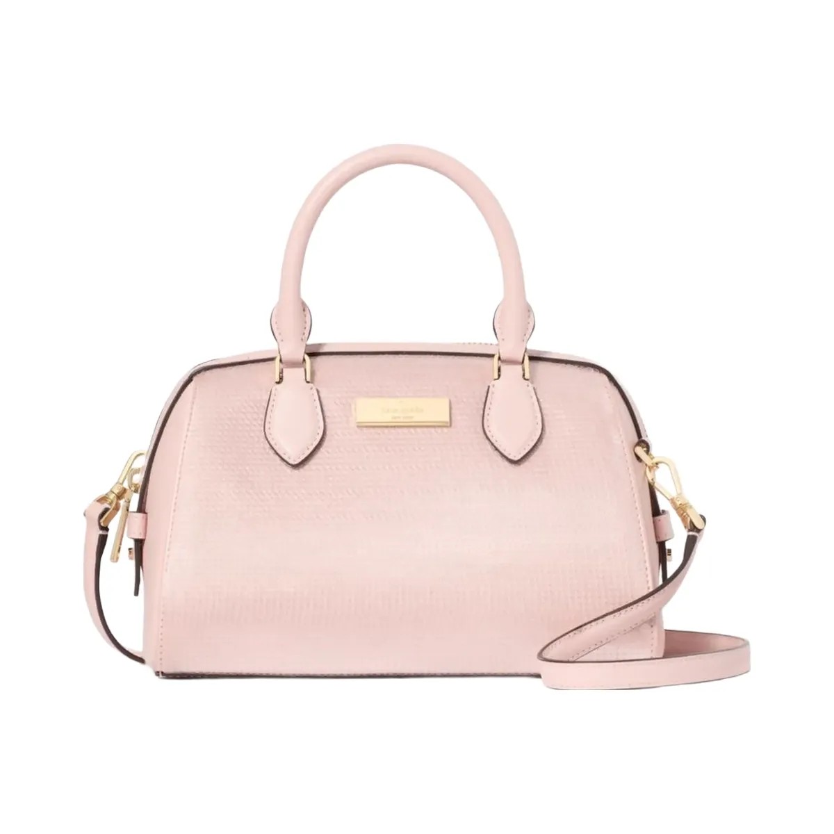 Kate Spade Madison Satin Sequin Small Dolly Duffle Rose Smoke - HypeFly India View 1