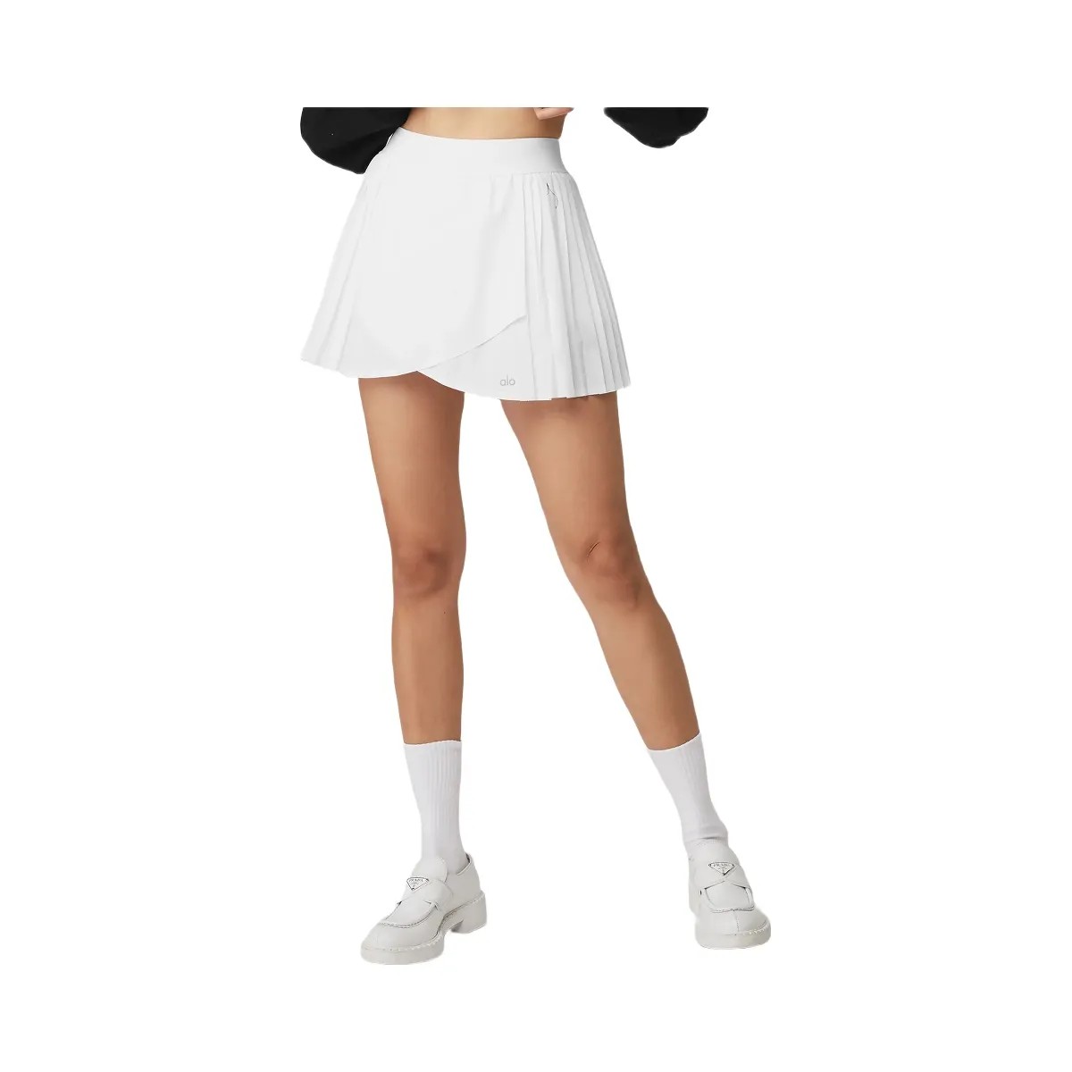 Alo Women's Aces Tennis Skirt - White - HypeFly India View 1