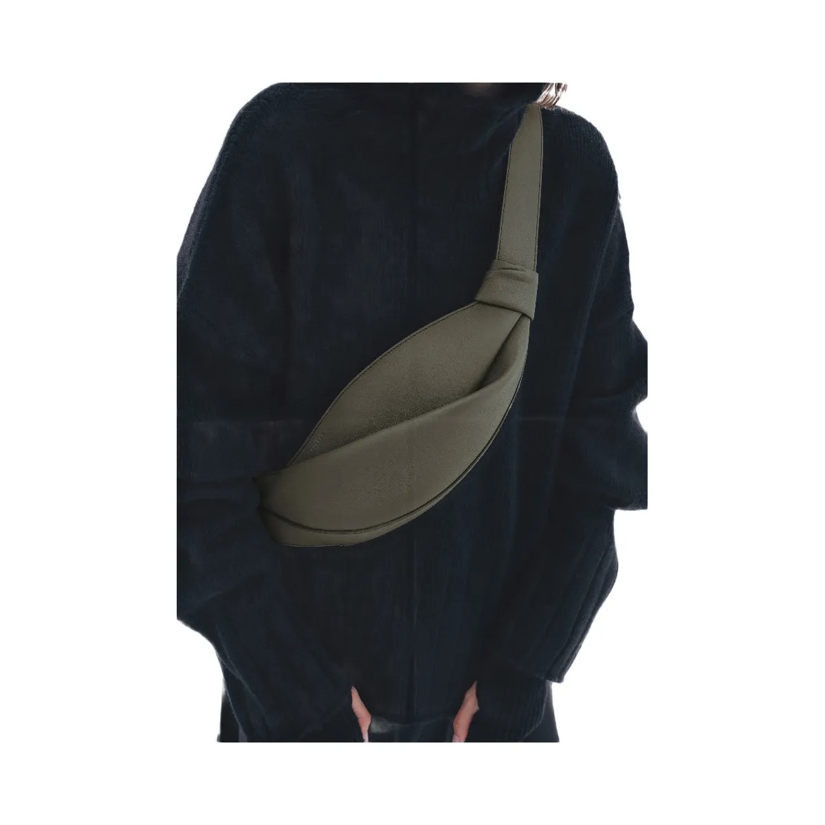 Polene Neyu Smooth Smoky Green - HypeFly India View 3
