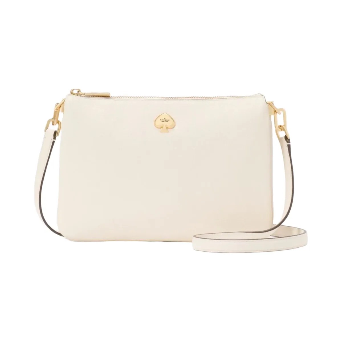 Kate Spade Kayla Small Triple Compartment Crossbody Meringue - HypeFly India View 1