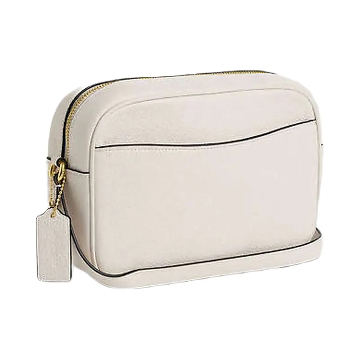 Coach Jamie Camera Bag Pebbled Leather-Gold-Chalk - HypeFly India View 2