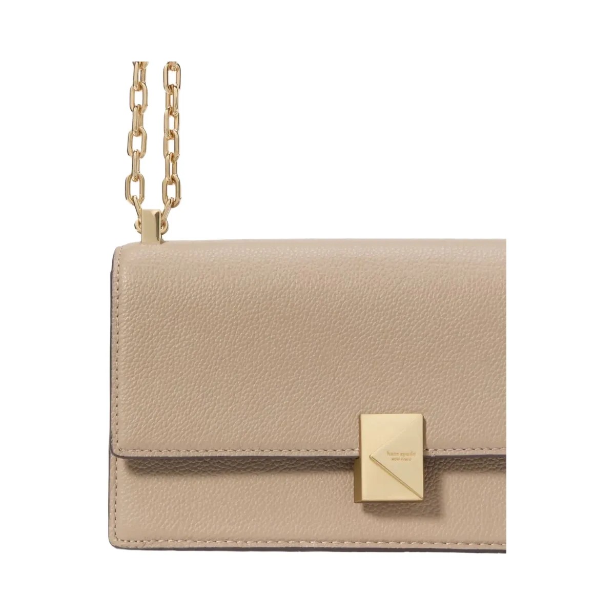 Kate Spade Deco Mini Flap Chain Crossbody Timeless Taupe - HypeFly India View 6