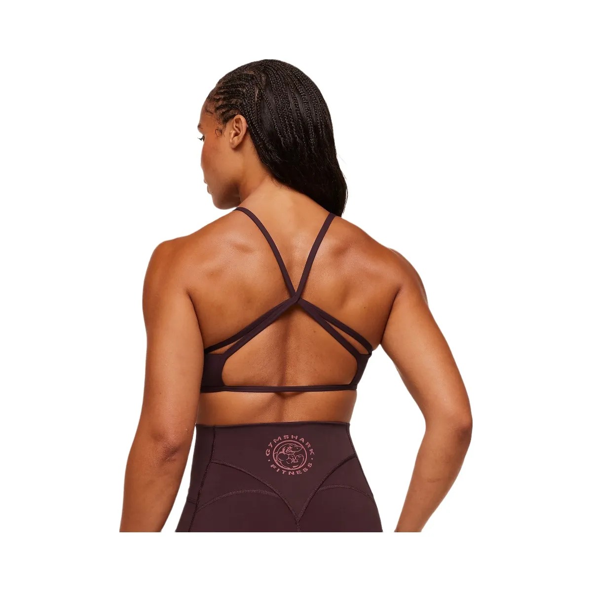 Gymshark Legacy Sports Bra - Cherry Purple - HypeFly India View 2