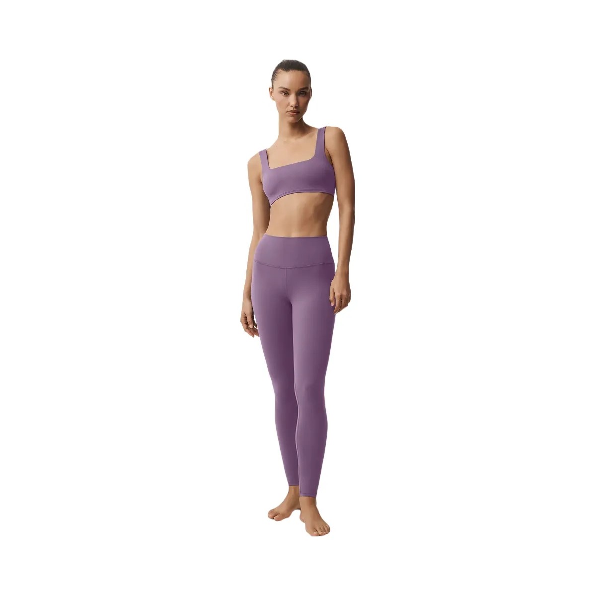Alo Women's Softsculpt High-Waist Legging - Plum Kiss - HypeFly India View 4