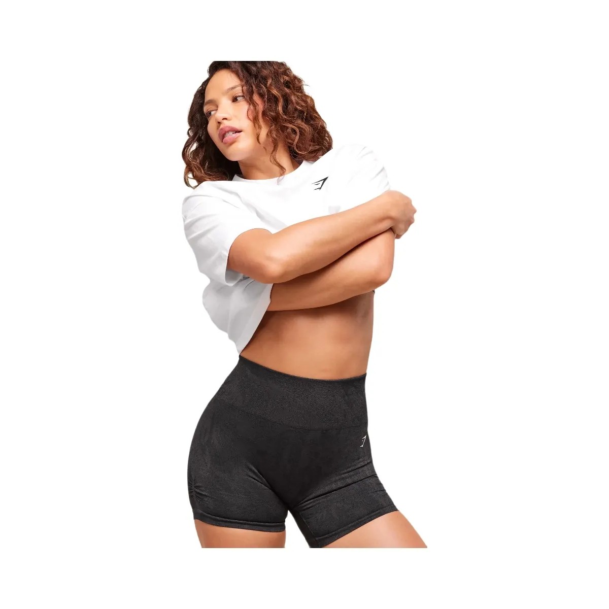 Gymshark Training Oversized T-Shirt - White - HypeFly India View 3