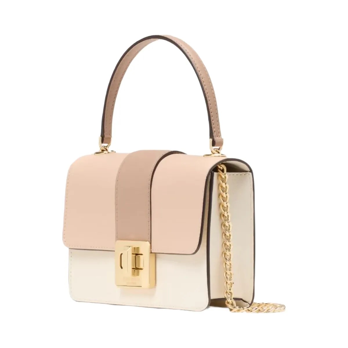 Kate Spade Phoebe Turnlock Mini Flap Crossbody Toasted Hazelnut Mul - HypeFly India View 2