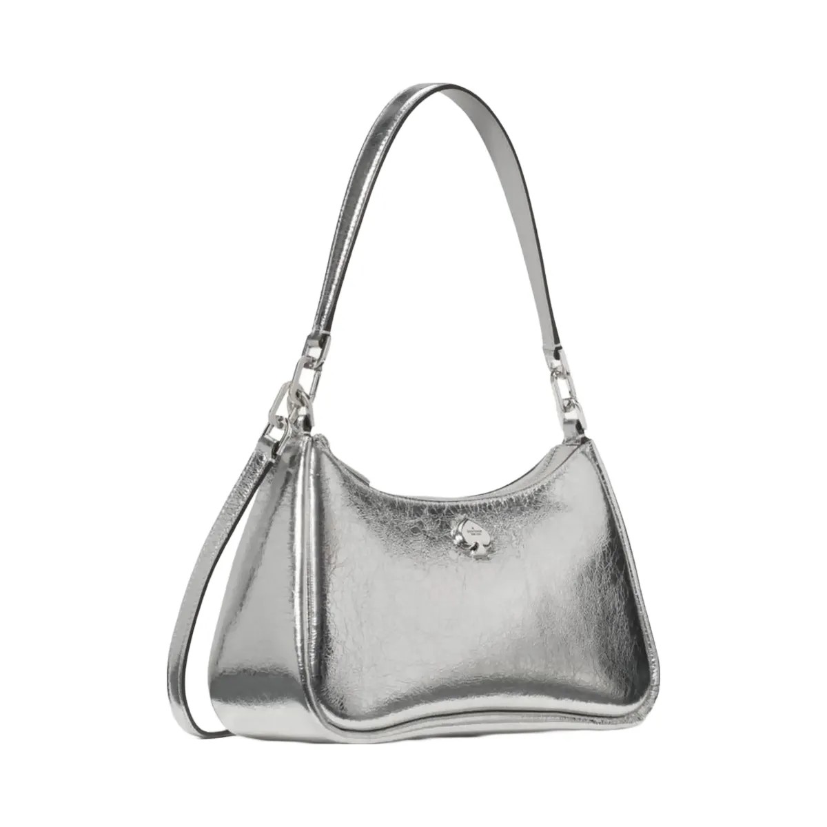 Kate Spade Kayla Small Convertible Shoulder Bag Silver - HypeFly India View 3